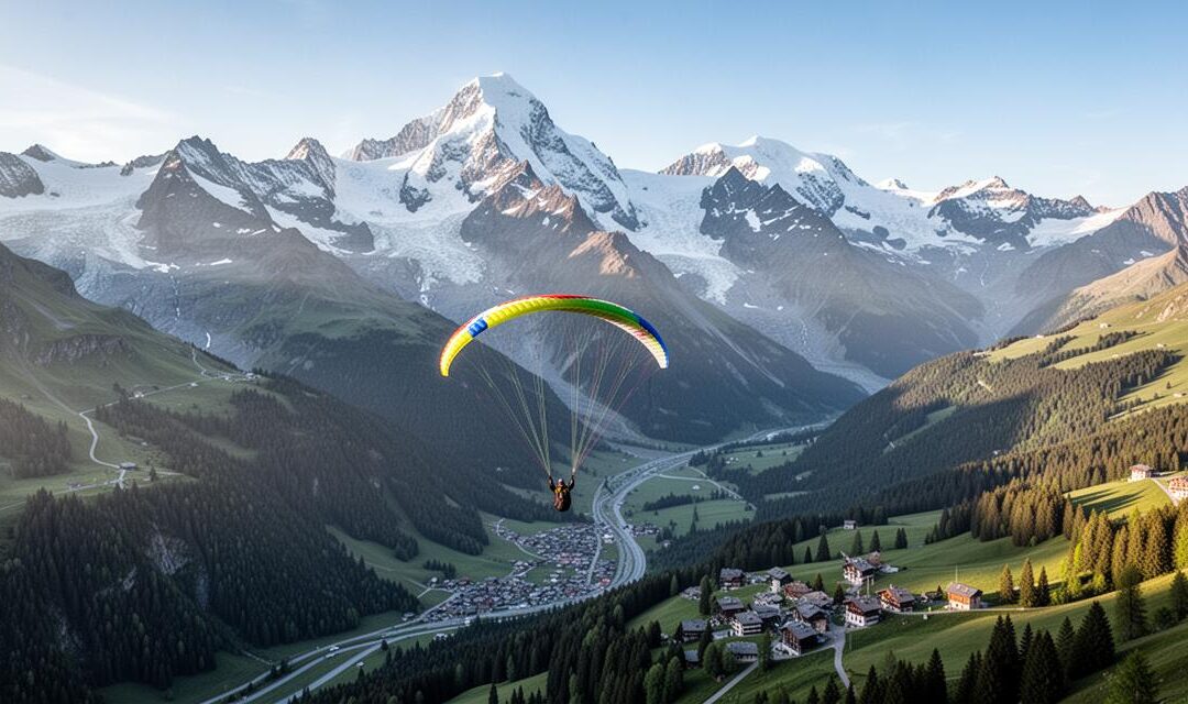 Découvrez les sensations uniques du parapente à Chamonix avec des pilotes expérimentés
